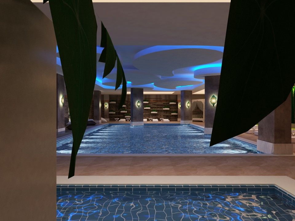 Dream World Aqua Hotel Side Bagian luar foto